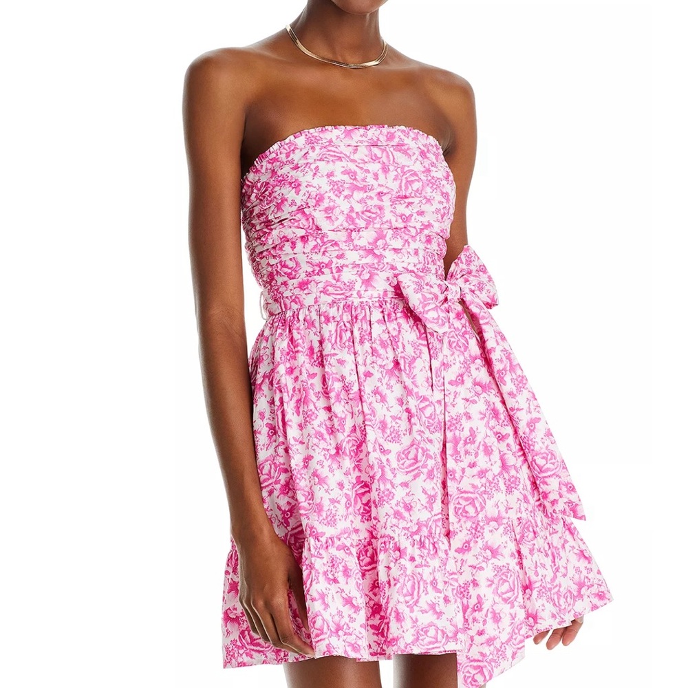AQUA
Floral Strapless Mini Dress - 100% Exclusive-‎ small new with tags